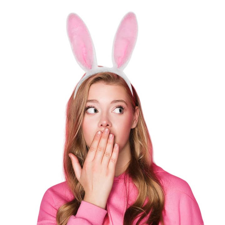 12ST - Konijnenoren Bont Haarbanden voor wholesale door Madeline Love