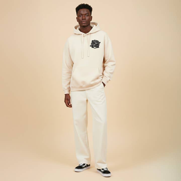 Cream Hoodie for wholesale by Beausejour France