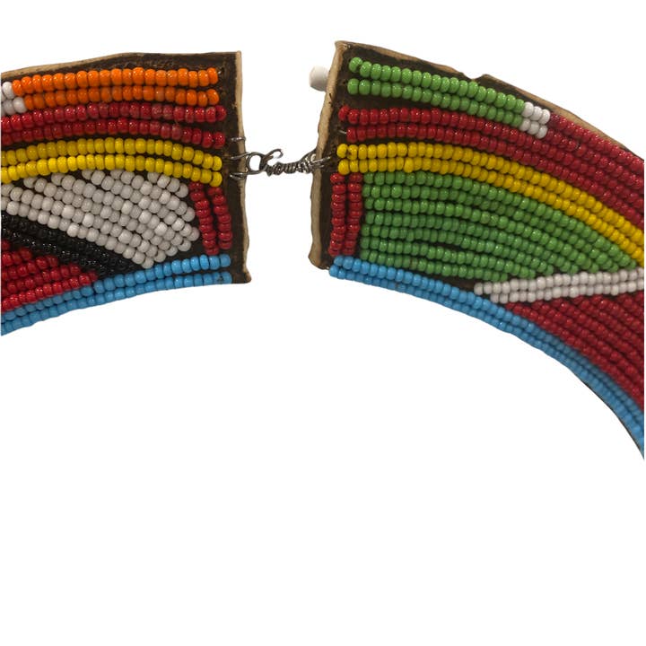 Botanical Boys - Wholesale Beaded/Pearl Necklace - Kenya Masai beaded Necklace - (L04)