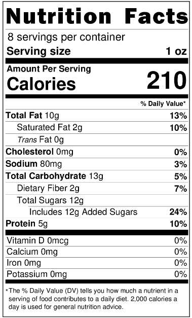 Blindspot Nutbutters - Wholesale Nut Butter - Oatmeal Chocolate Chip Cookie2