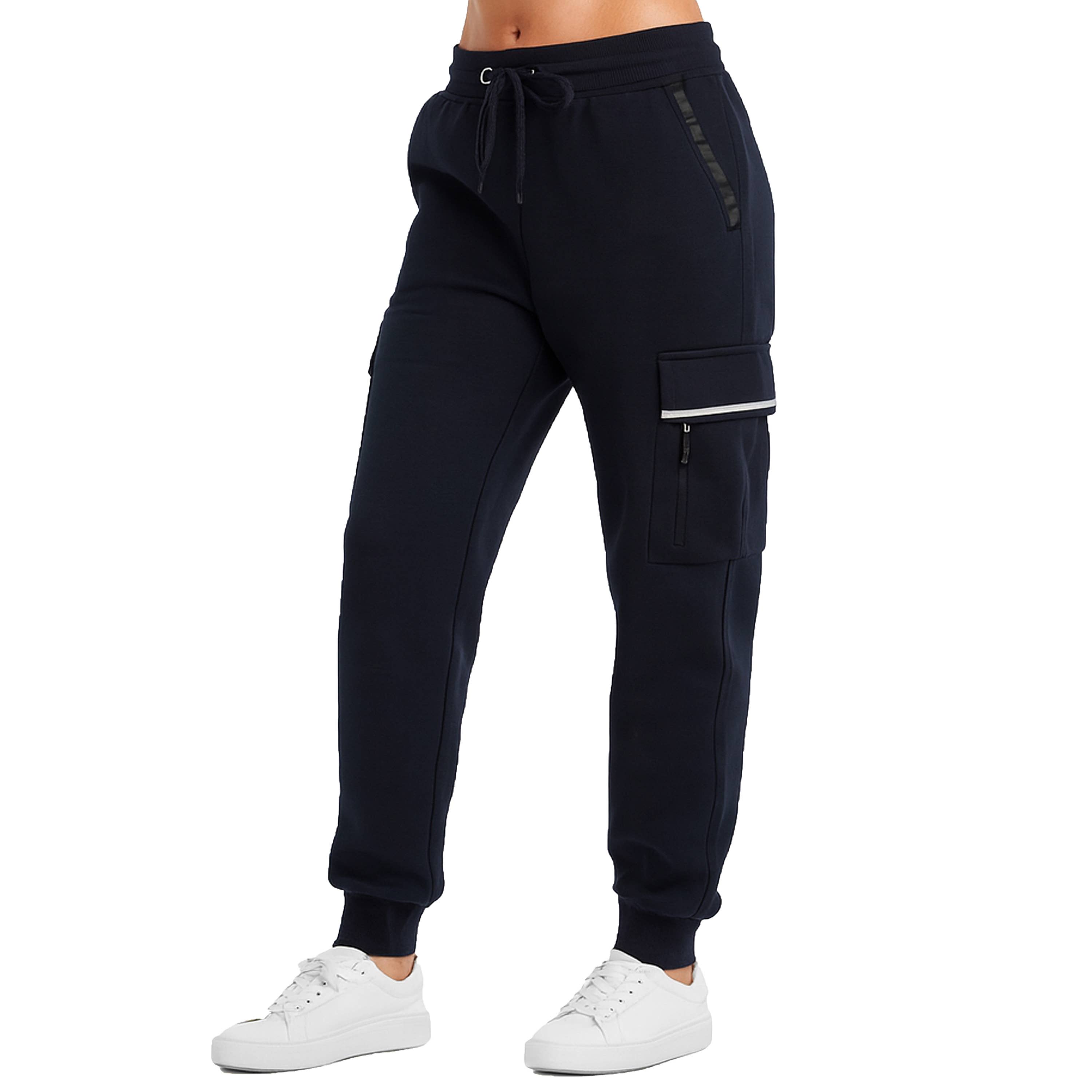 Galaxy By Harvic - Venta al por mayor Pantalones deportivos/chándal - Mujer - Joggers técnicos cargo de ajuste holgado para mujer con forro polar.9