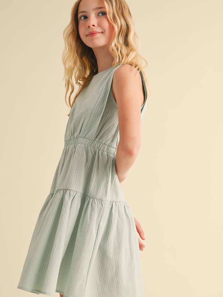 heart and arrow - Wholesale Dress – Kids - TWEEN GIRLS KIDS 2 TIER KNEE LENGTH DRESS (7/14)2