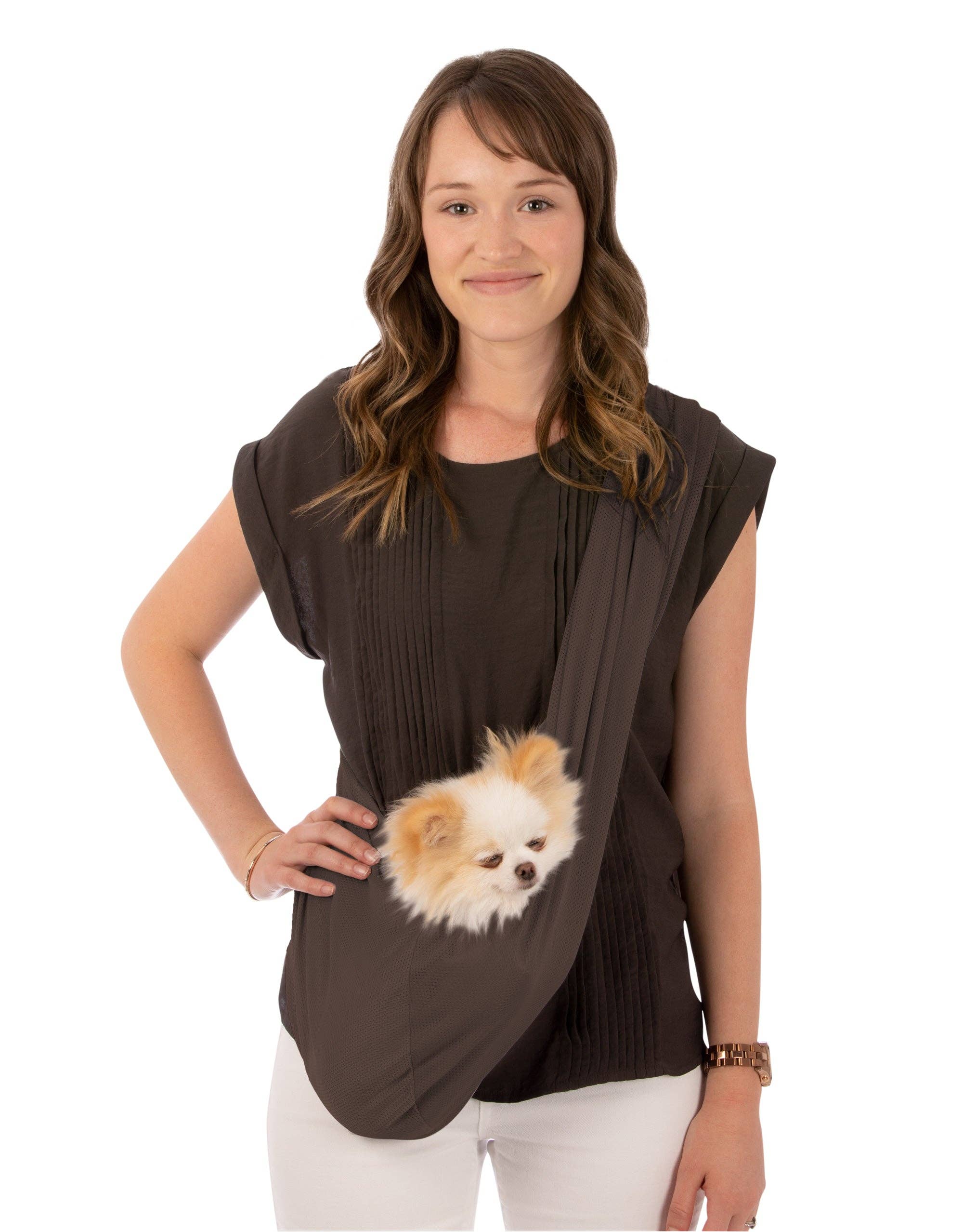 Susan Lanci Designs – wholesale Pet carrier – Dog – Mesh Sport Sling Carrier1