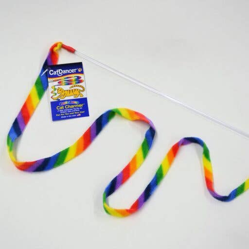 Cat Dancer Products, Inc. - Wholesale Pet Toy - Cat - Cat Dancer Cat Charmer Rainbow Cat Toy