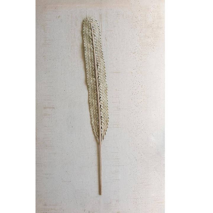 Kalalou - Wholesale Dried/Pressed Flowers - Natural Woven Kejur Leaf