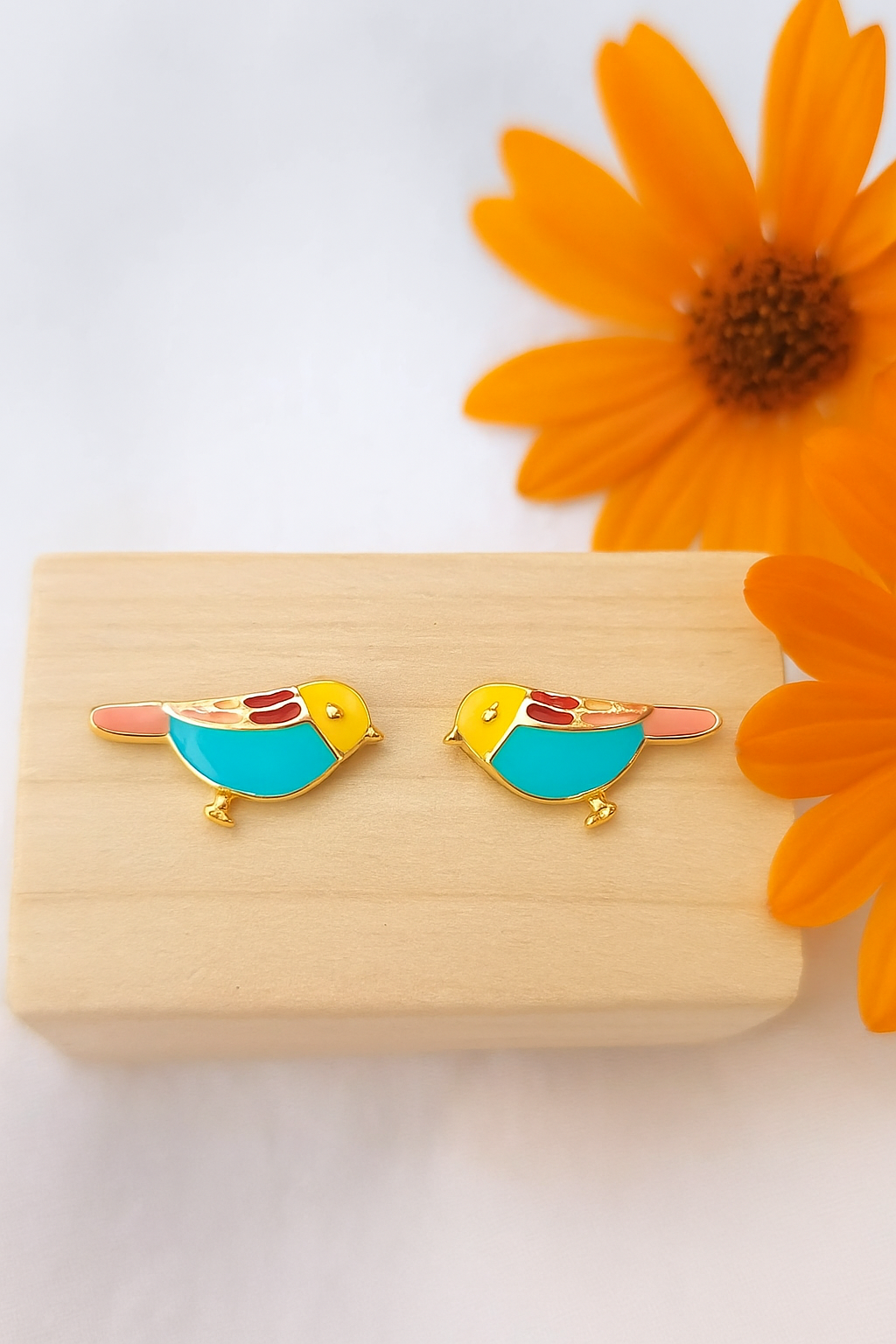 Wild & Free - Wholesale Stud/Post Earrings - Pendientes de pájaro7