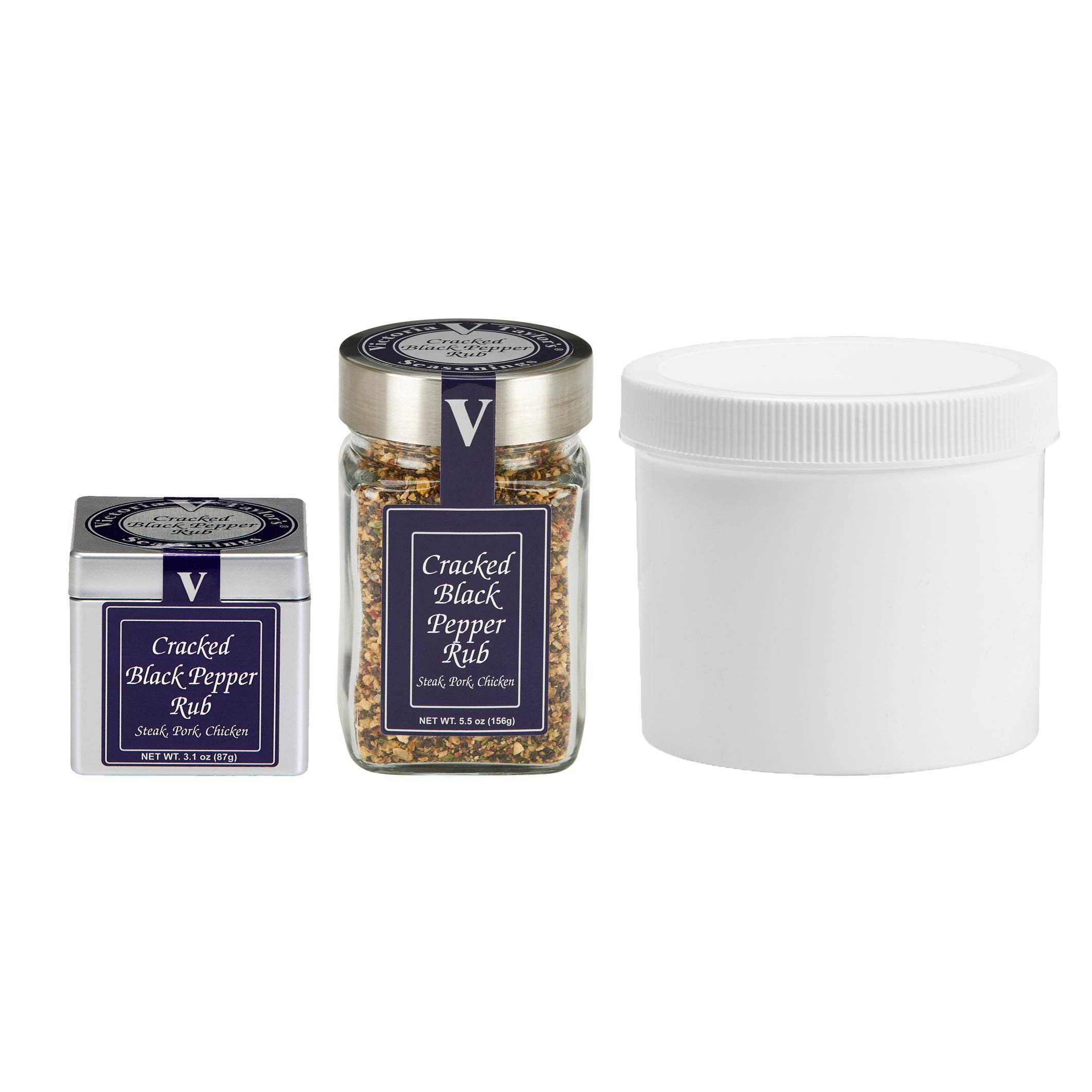 Victoria Gourmet - Wholesale Rub - Cracked Black Pepper Rub4