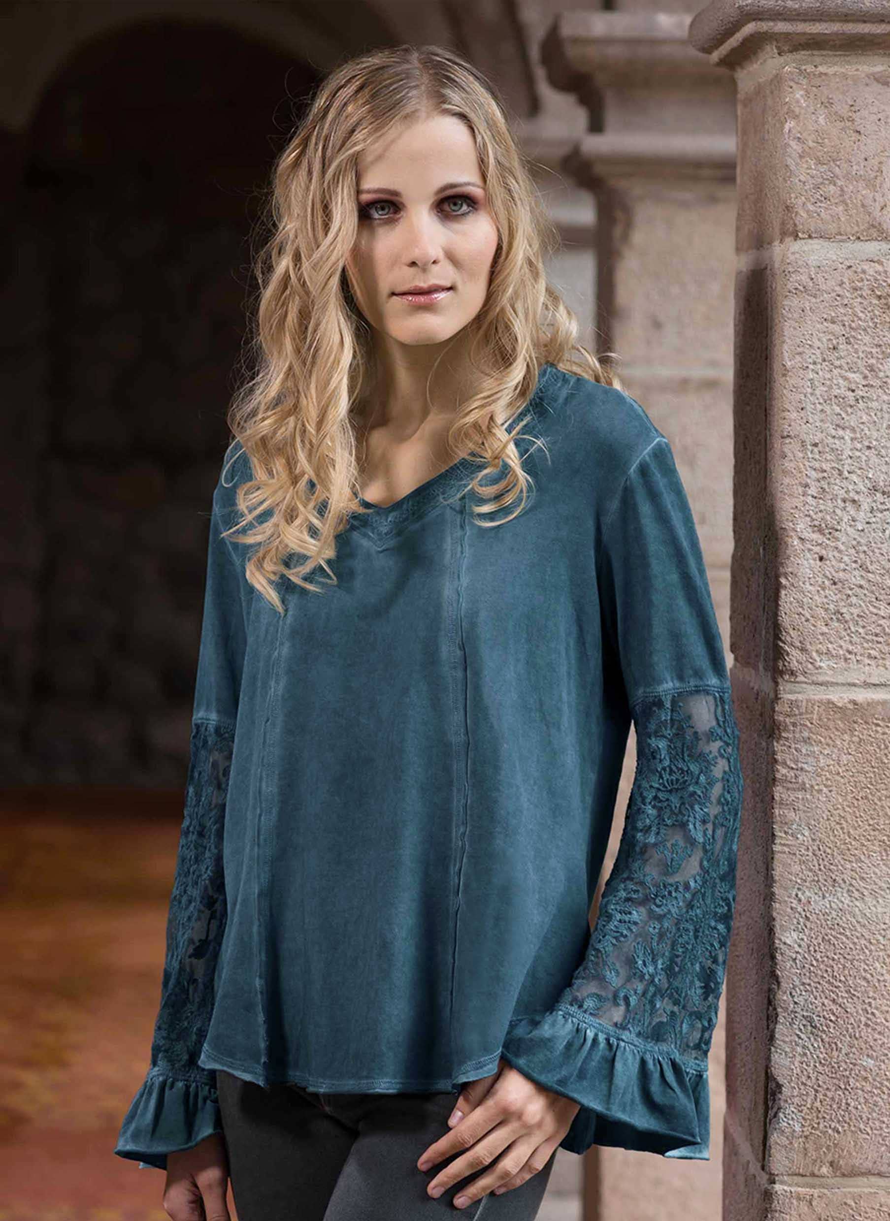 peyote Lety Knit Cotton Top for wholesale on Faire2