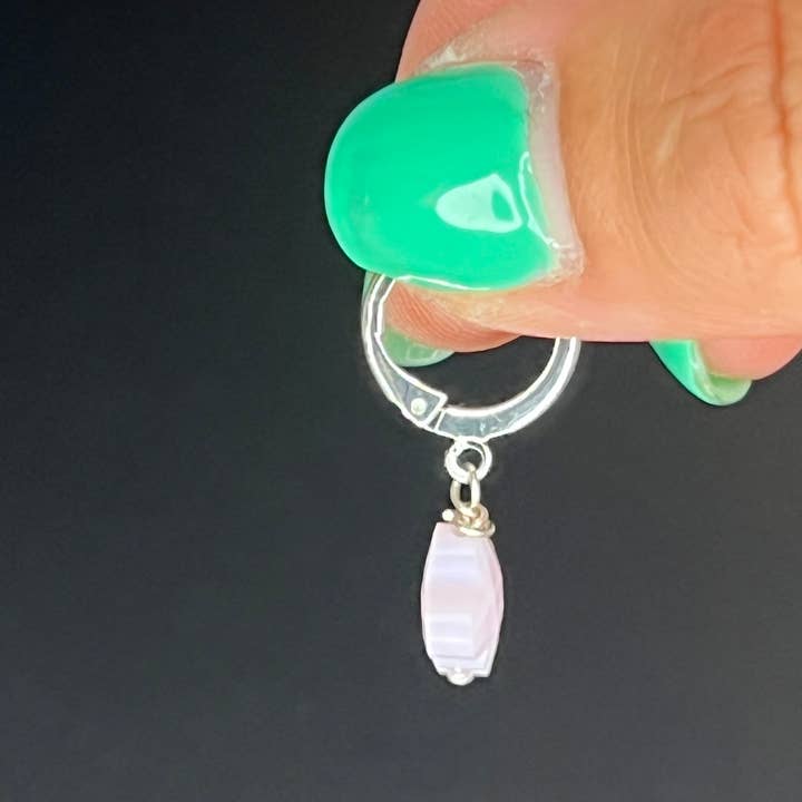 Silberner Schlafsack und rosafarbener Glasklee für den Großhandel von Téha Créations