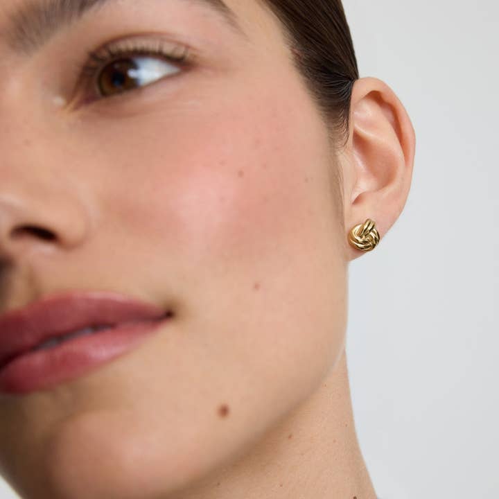 Knots Stud Earrings for wholesale by D. Louise