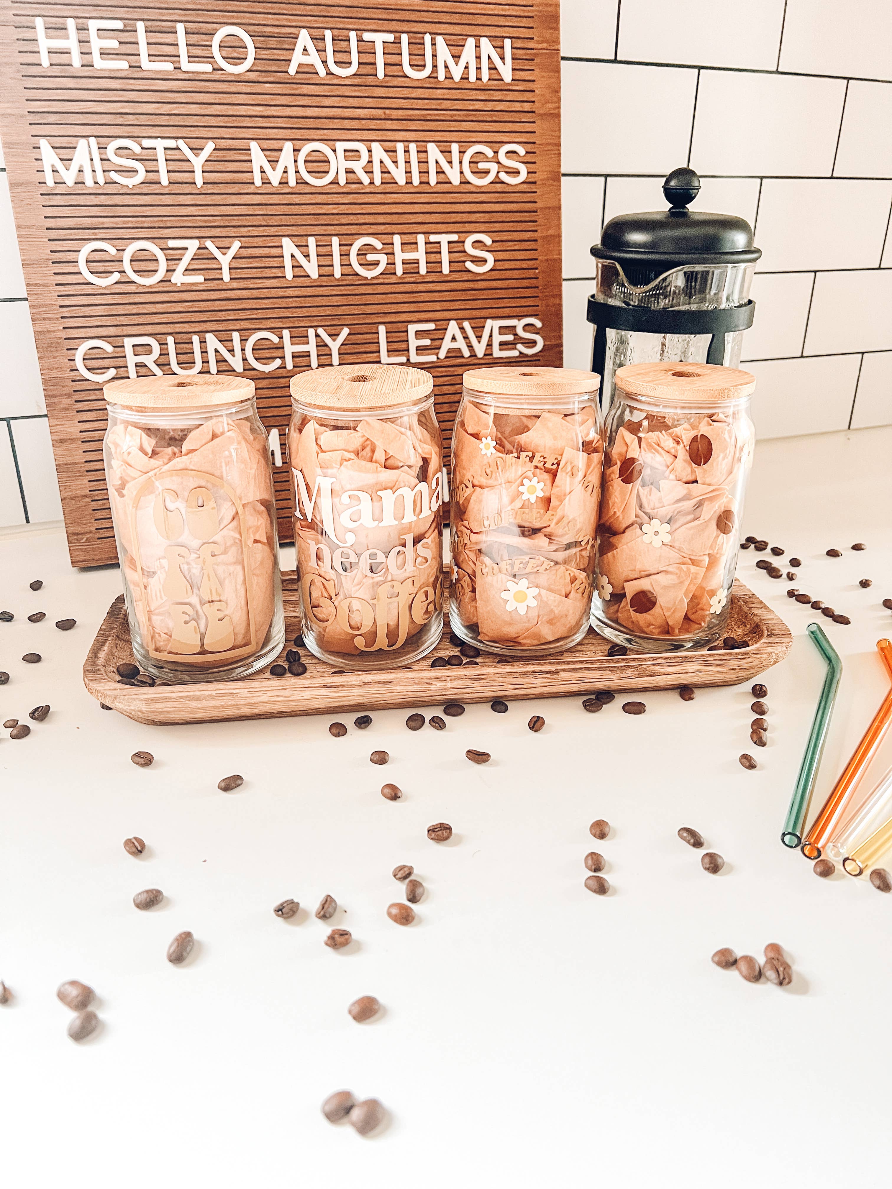 YellowBridge - Venta al por mayor Vaso/copa - Vaso para cerveza Coffee Is My Therapy4