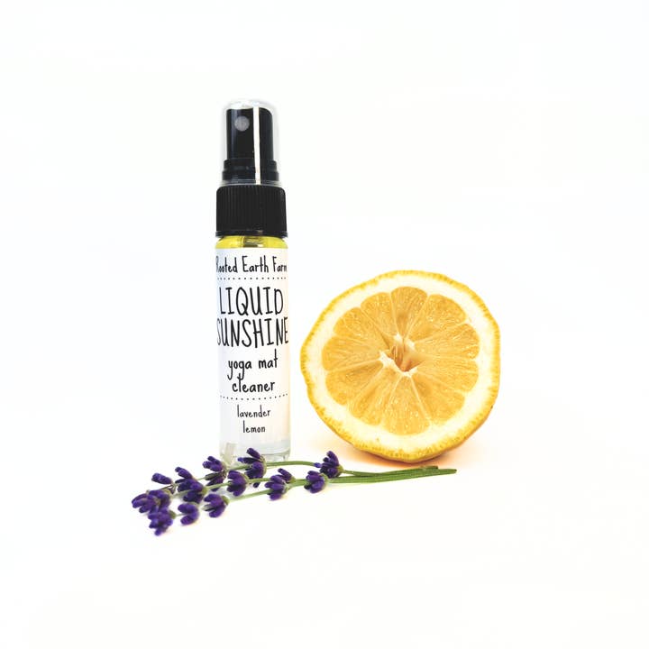 Rooted Earth Farm + Apothecary - Wholesale Yoga Mat Cleaner - Liquid Sunshine Yoga Mat Cleaner - 3 Size Options