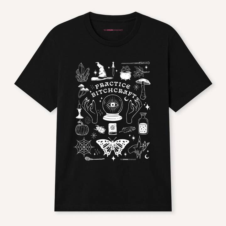 Practice Bitchcraft Halloween T-Shirt for wholesale by The Spark Company