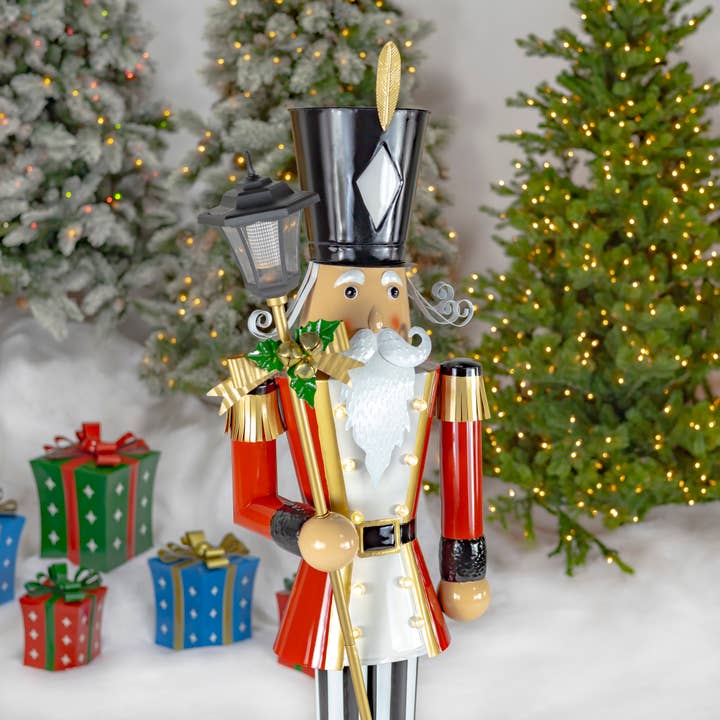 Zaer Ltd. International - Wholesale Holiday Nutcracker - 5ft Tall Light-Up Iron Christmas Nutcrackers - 5 Asst Styles21