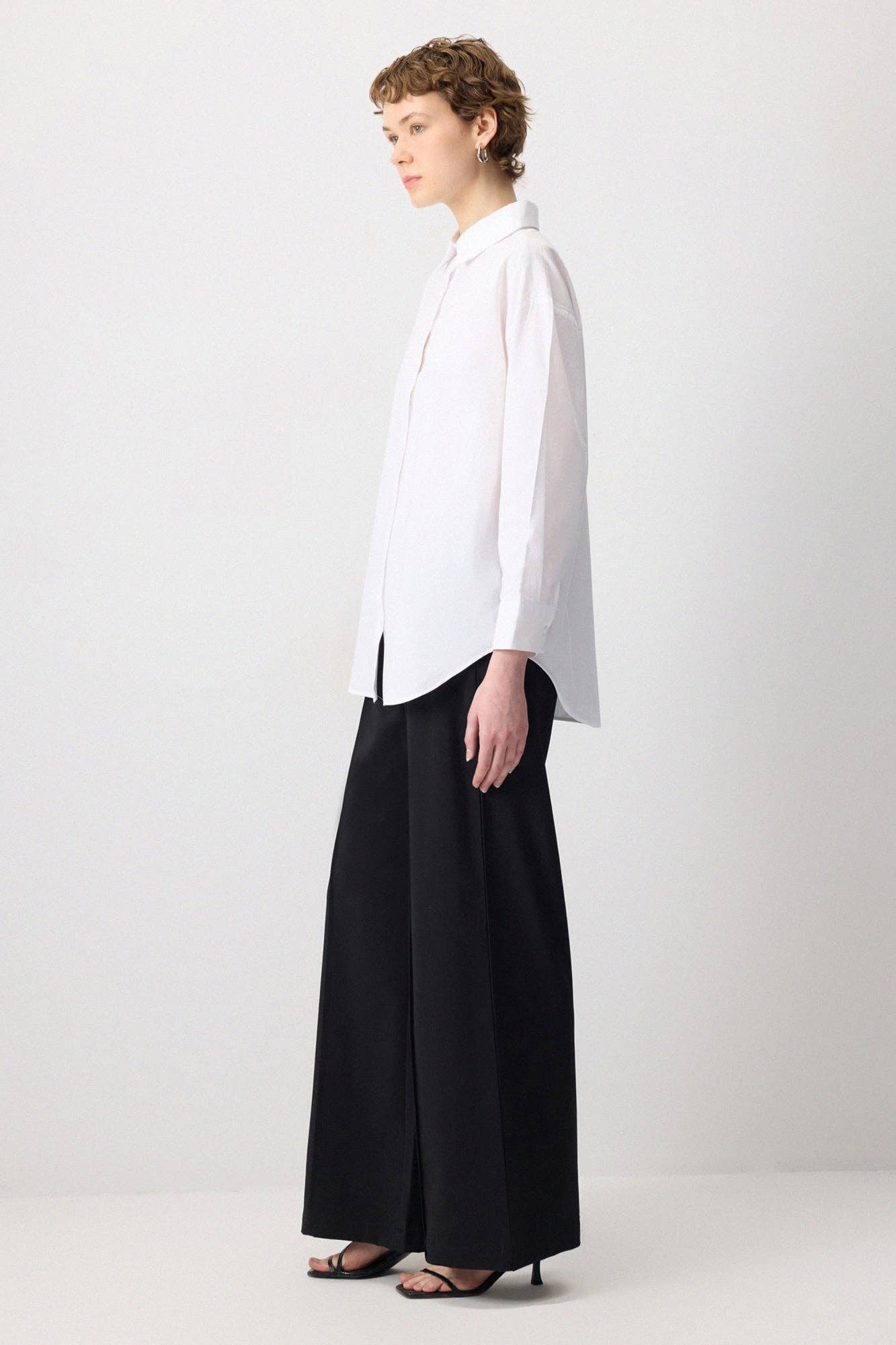COTTON OVERSIZE SHIRT - CRISP WHITE for wholesale on Faire2