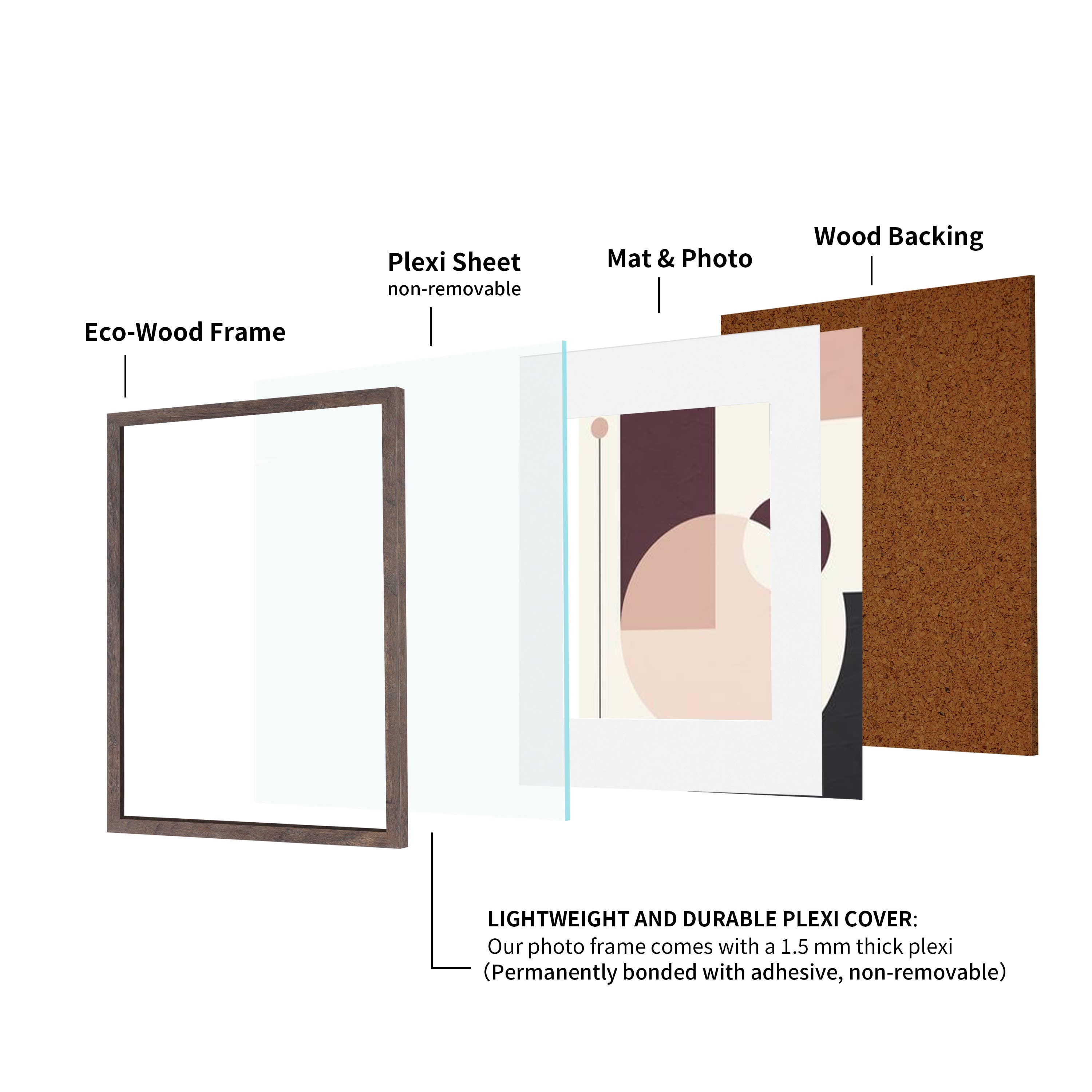 LivingTaste Home Inc - Wholesale Picture Frame - 16x20 Dryades Wooden Frame (Set of 2)5