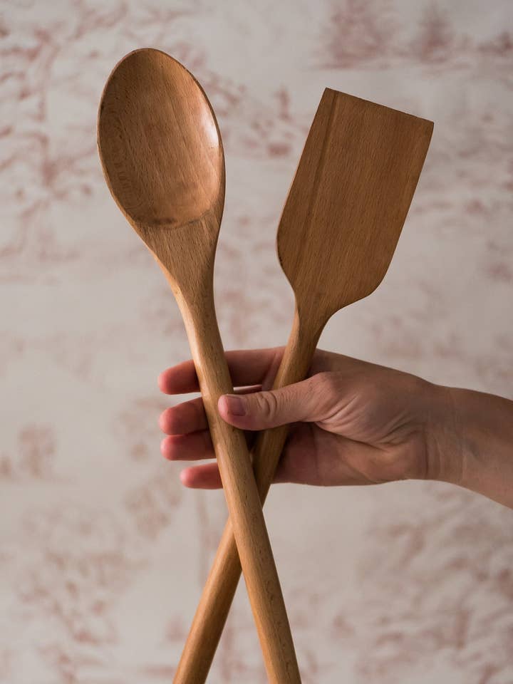 Wooden Spoon & Spatula Set for wholesale by Galley and Fen