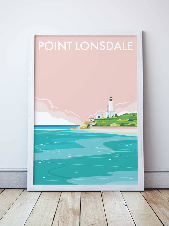 Point Lonsdale Travel Print for wholesale by Seascape Prints