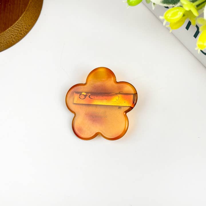 SoapElenGlen - Wholesale Hair Clip - Women's - Cute Small Flower Acetate Duckbill Clip5