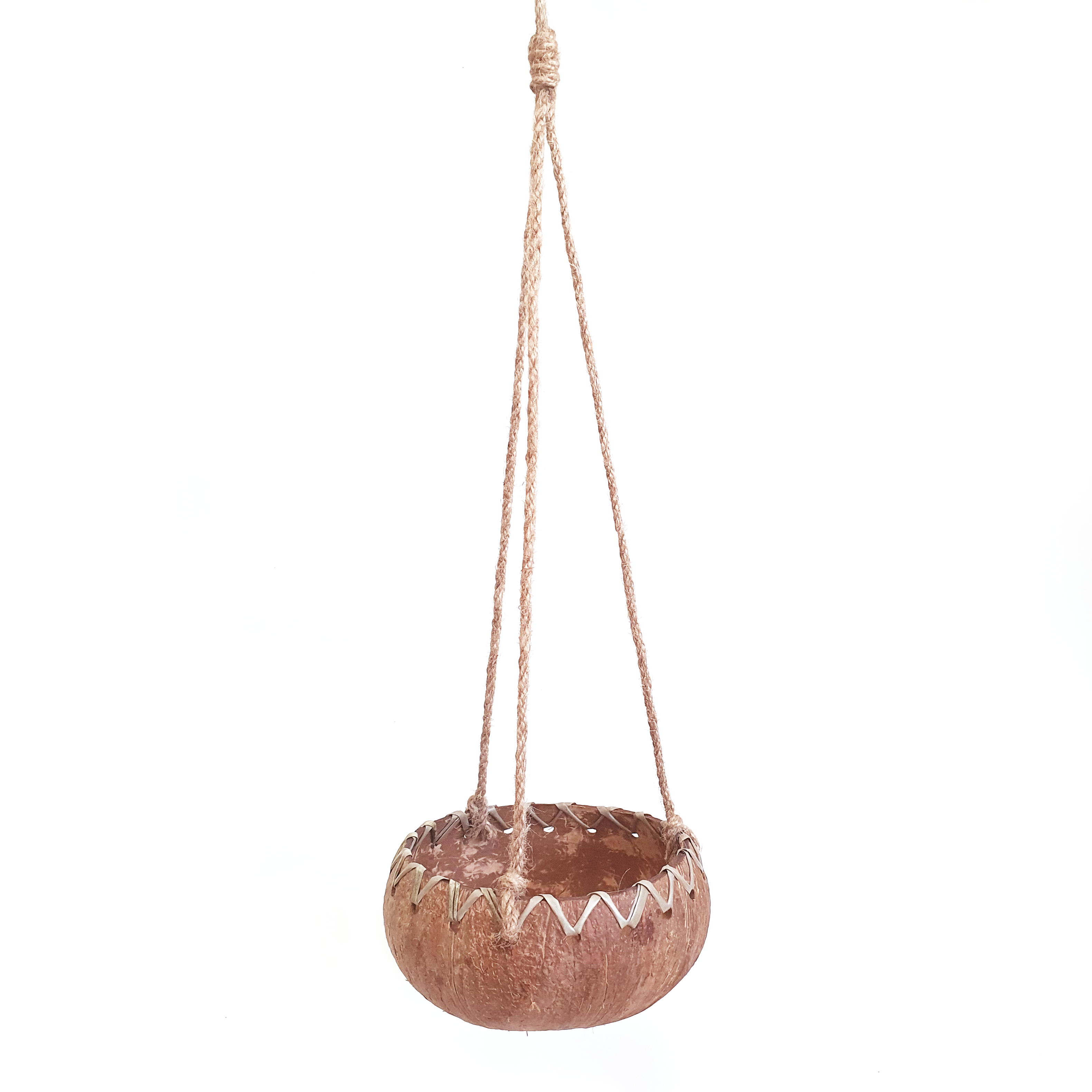 Rainforest Bowls - Wholesale Hanging Planter - Hanging Fiber Coconut Planter8