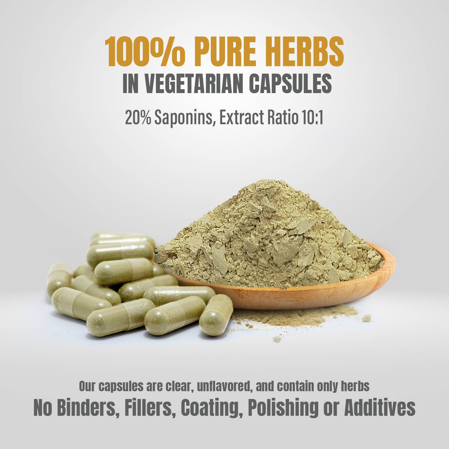 HerbsForever - Vente Supplément oral/vitamine - Gélules d'extrait de fenugrec 10:1 800 mg avec 20 % de saponines4