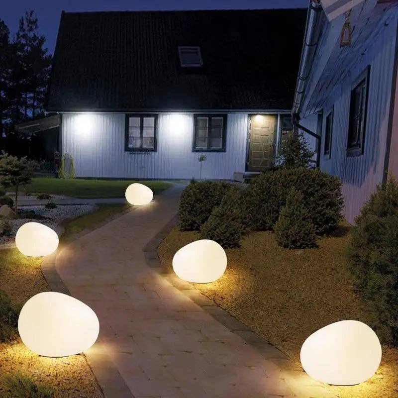 Kiyo Home - Wholesale Outdoor/Lawn Light - Solar Patio Stones | Solar Rock Light | Outdoor Garden Decor10
