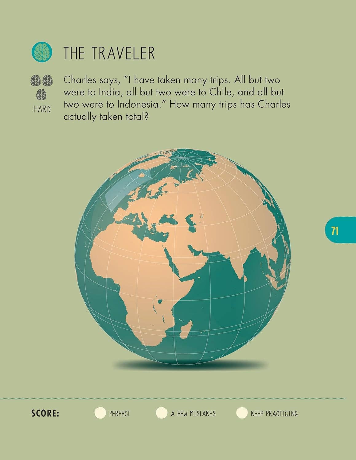 Fox Chapel Publishing - Wholesale Coloring & Activity Book - Adult - Brilliant BrainTeaser Puzzles for Adults-Games to Stay Sharp3