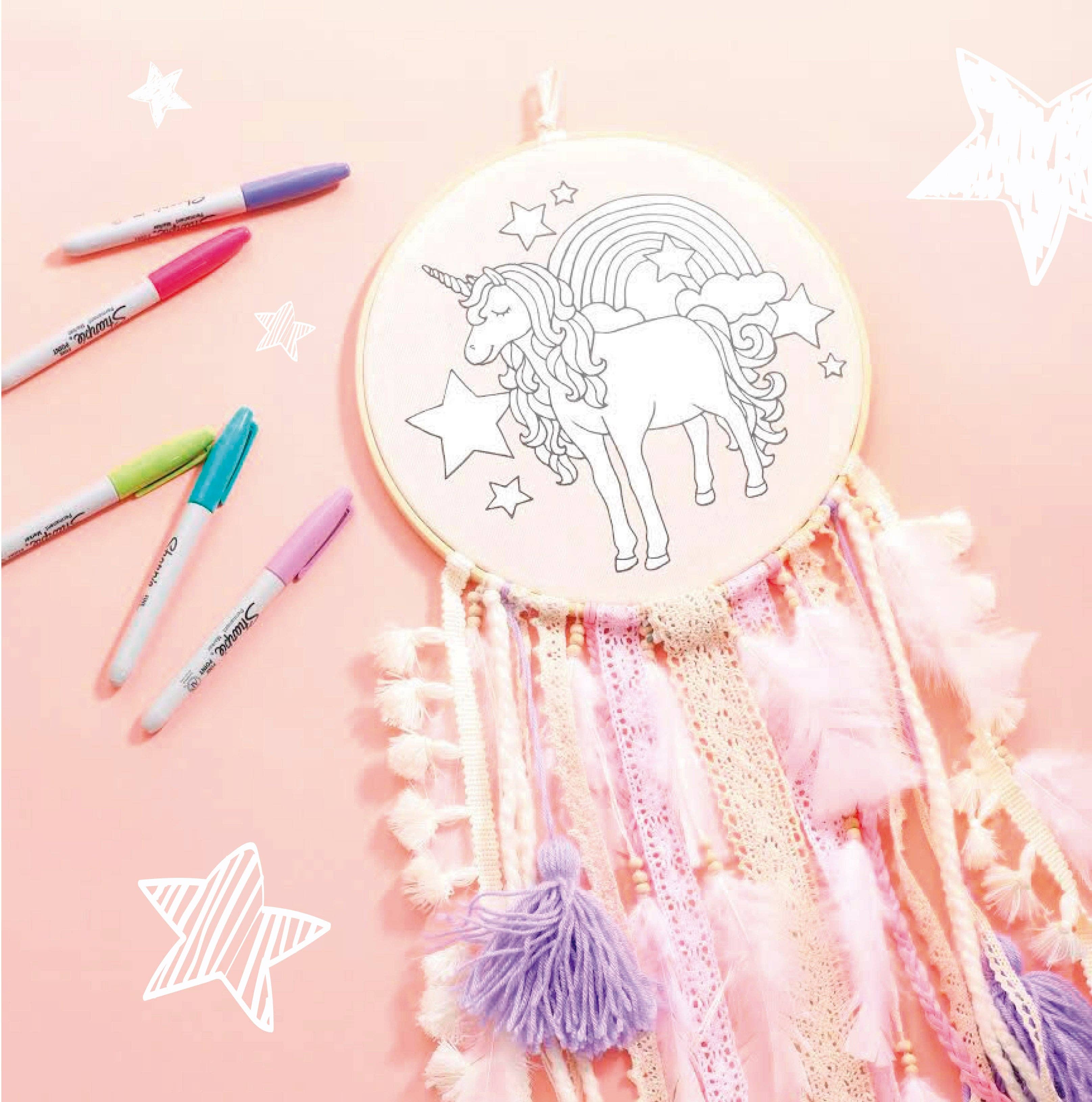 MANIK - Wholesale DIY Craft Kit - Kids - DIY Dreamcatcher Paint Kit craft kit + 5 SHARPIES17