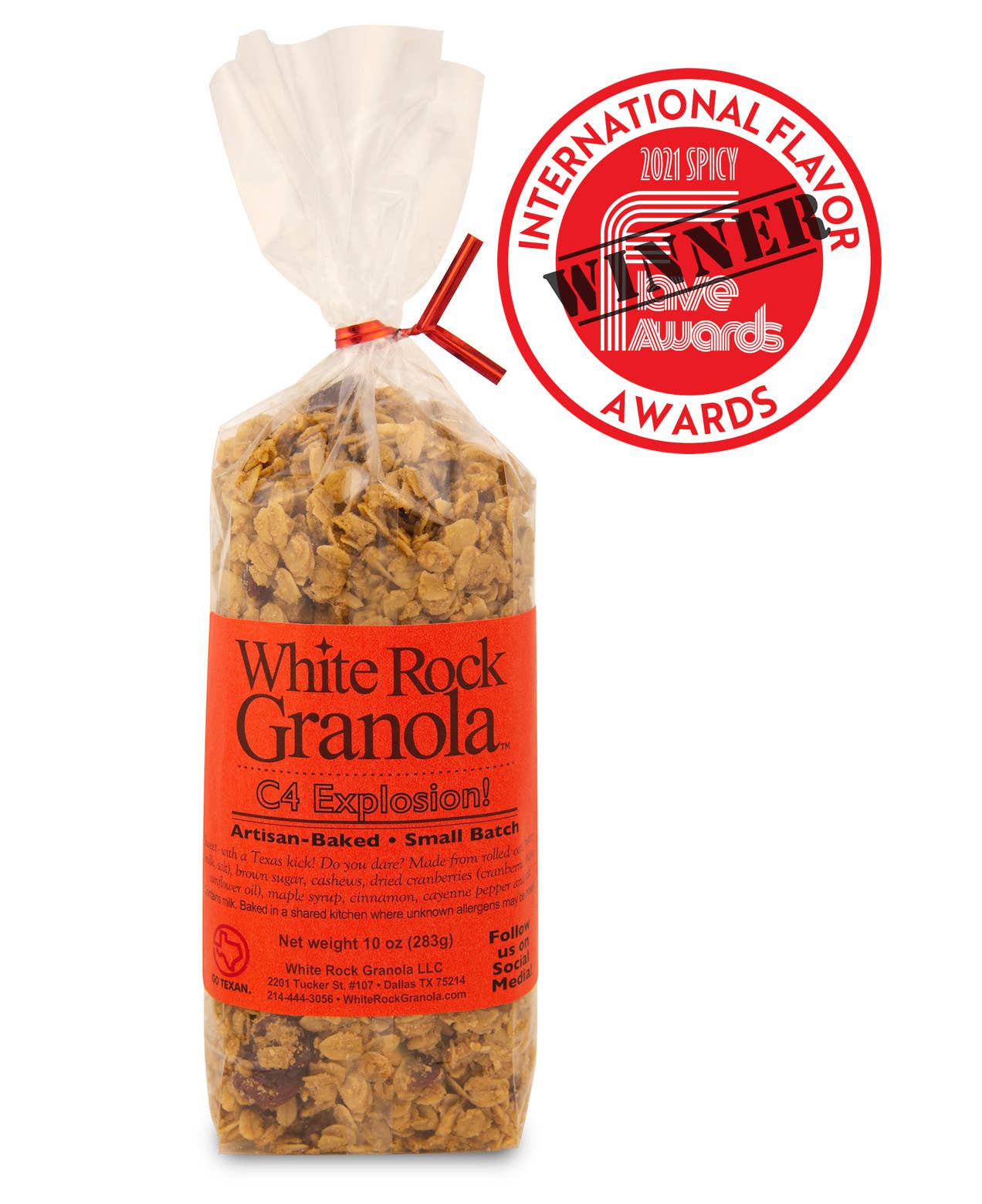 White Rock Granola - Wholesale Granola - White Rock Granola - 10 oz. bakery bag, multiple flavors14