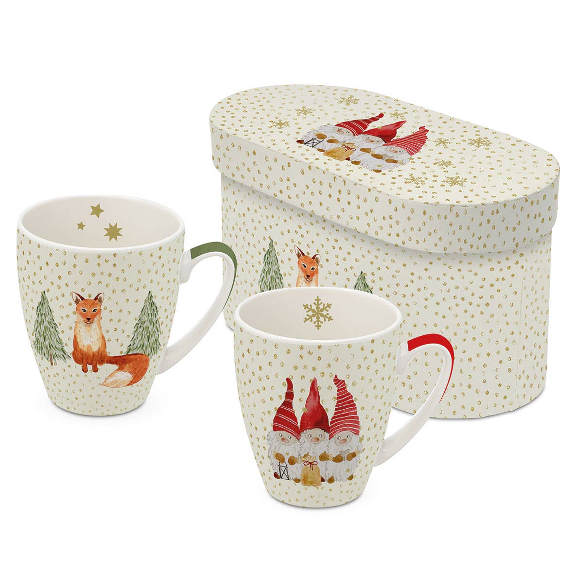 ppd Paperproducts Design GmbH – Großhandel Kaffeebecher – Snowflakes  2 Mug Set0