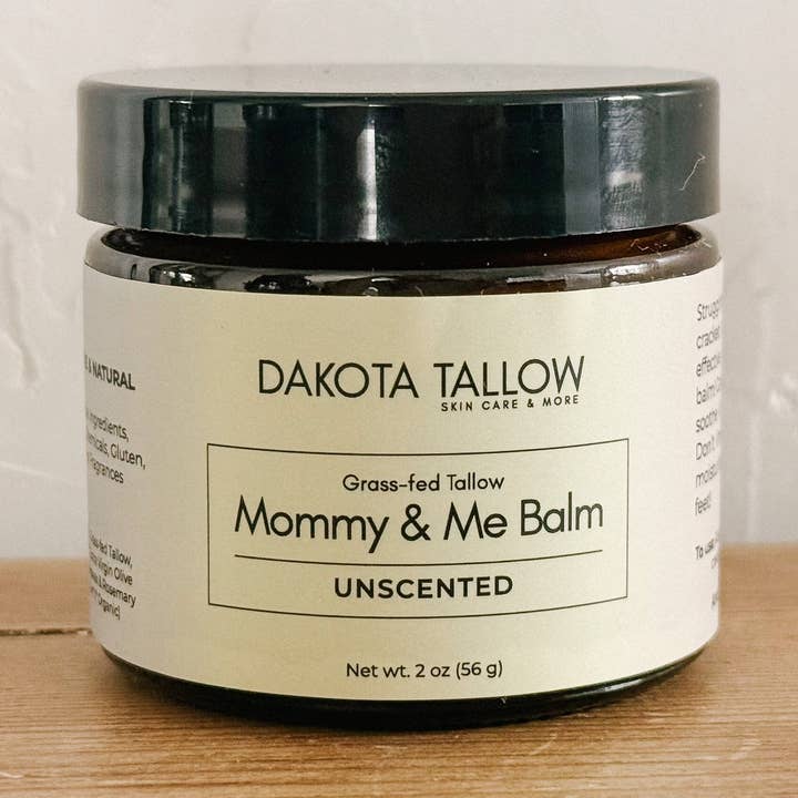Mommy & Me Balm | Unscented for wholesale by Dakota Tallow Skin Care