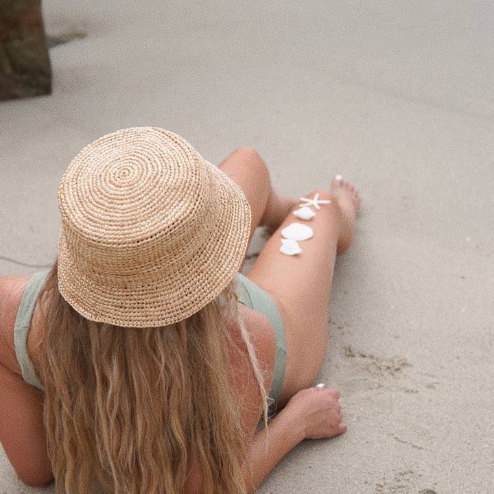 Augustine Hat Co. - Wholesale Bucket Hat - Unisex - Isla - Raffia Bucket Hat4