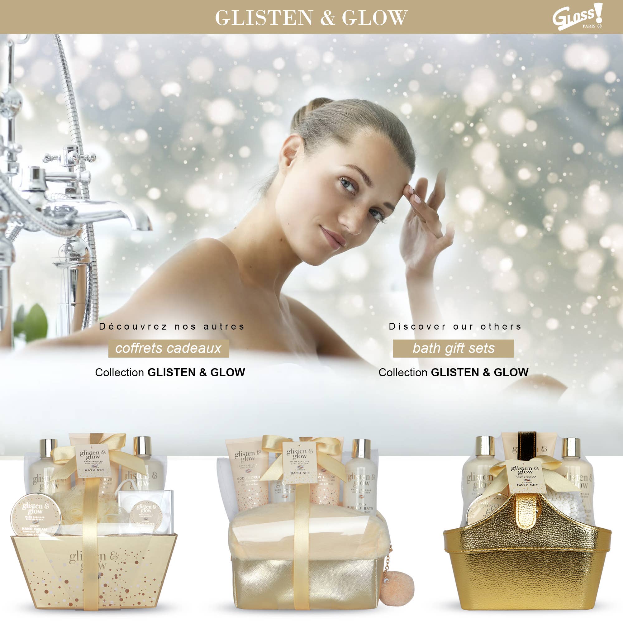 UBM - Vendita all'ingrosso Set bagno e corpo - Set da bagno con delicata fragranza di vaniglia e tiglio - 8 pezzi3