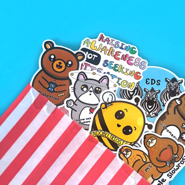 Innabox Ltd - Vente Autocollant - Autocollant Diabeartes - Diabète5