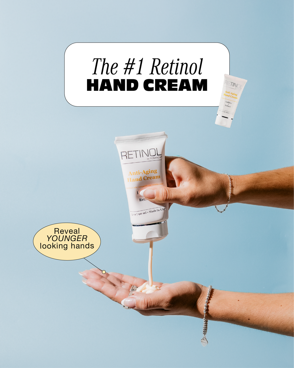 Retinol by Robanda - Vendita all'ingrosso Crema/lozione mani - Crema mani anti-età con Emblica® e Retinolo2