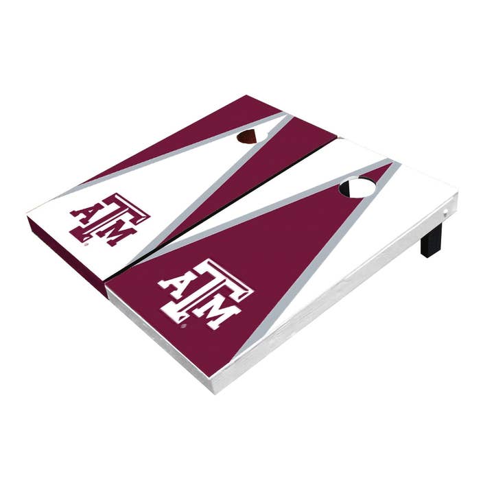 Texas A&M Aggies Alternating All-Weather Cornhole Set for wholesale by Skip's Garage