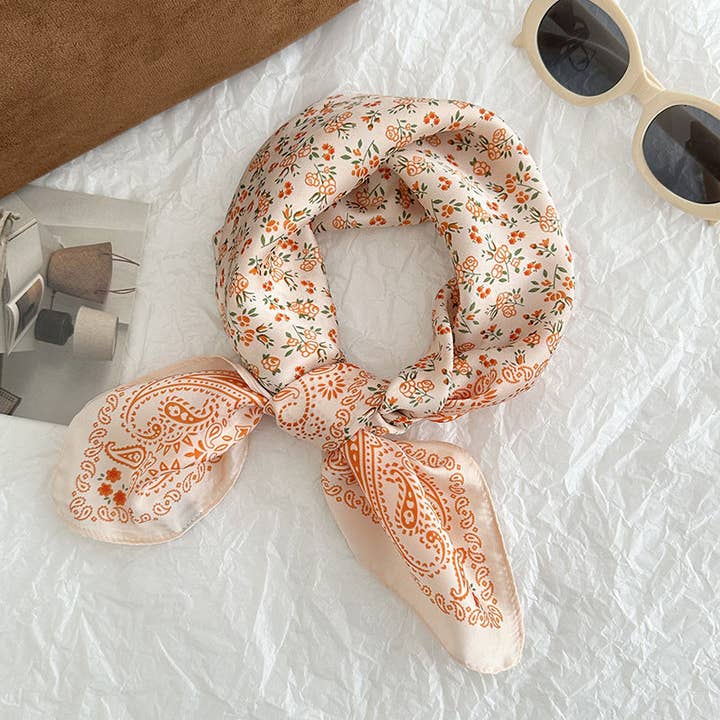 StyleGalX – wholesale Scarf – Women's – Neck Tie Square Scarf _AL-931148