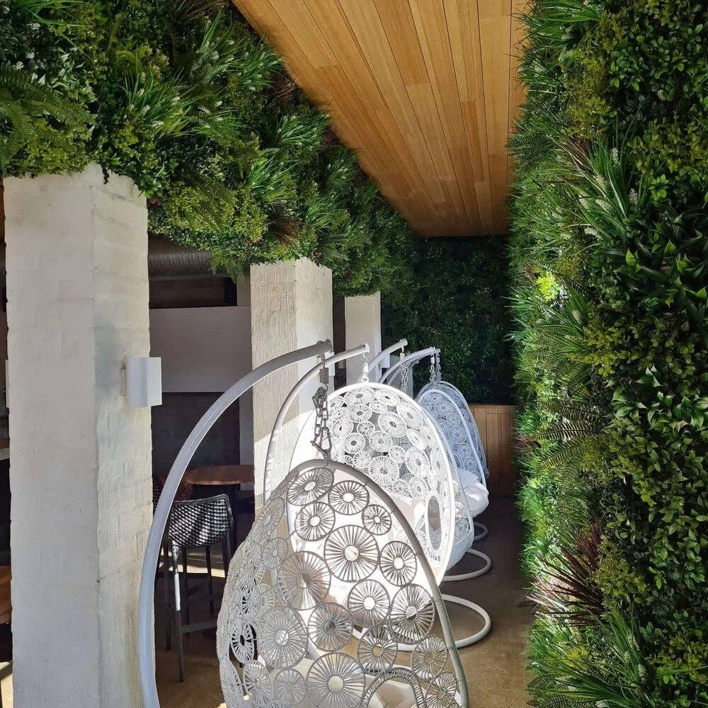 Designer Plants - Wholesale Artificial Plant - Ultra-Luxury Lush Spring Artificial Vertical Garden Green Wall 40" x 40" 11SQ FT Commercial Grade UV Resistant (Overstock Sale)6