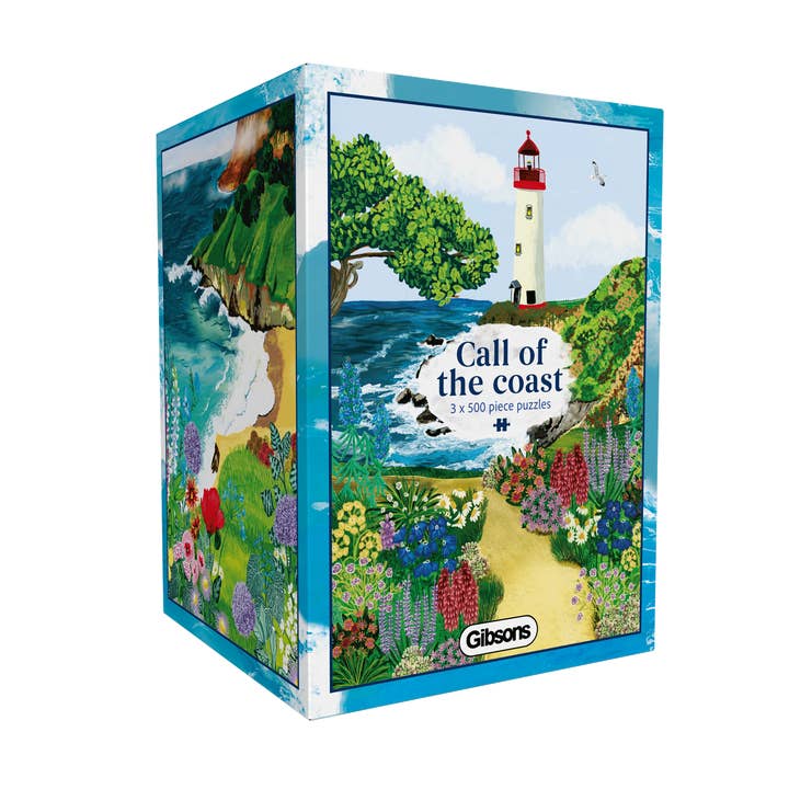 Call of the Coast 3 x 500 Piece Jigsaw Puzzles for wholesale by Gibsons Games Ltd
