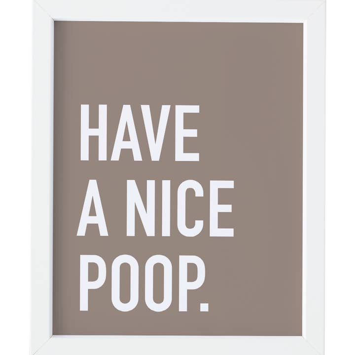 Poop Print - Brown for wholesale by Classy Cards Creative