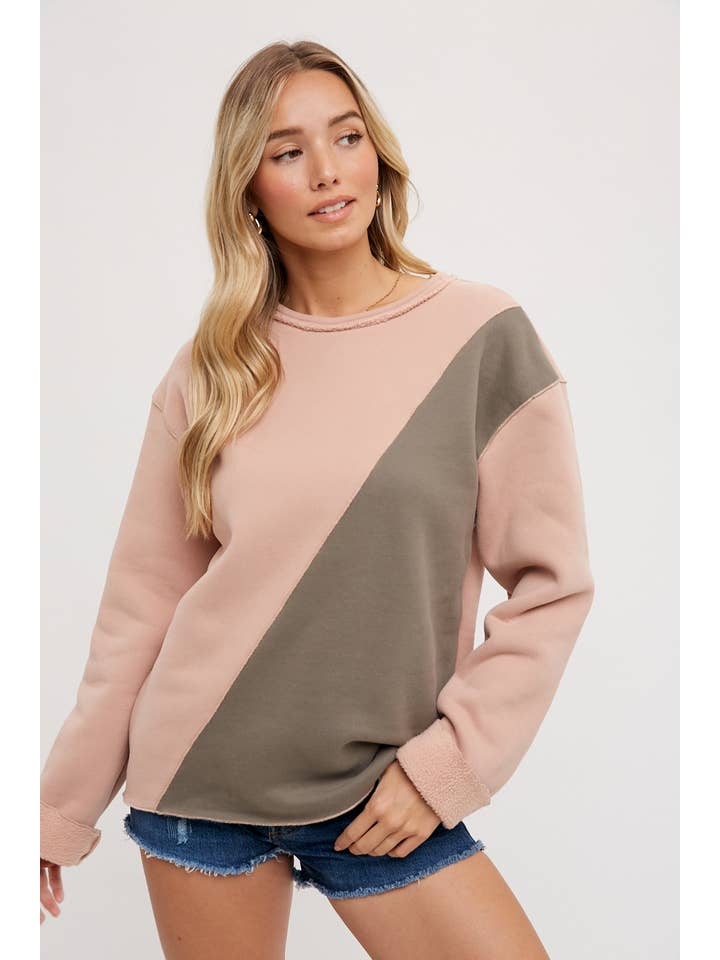 Bluivy - Vendita all'ingrosso Felpa - Donna - FELPE COLOR BLOCK3