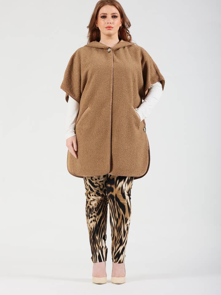 CASACO COM PELE E CAMURÇA NO INTERIOR por atacado de Oltretempo