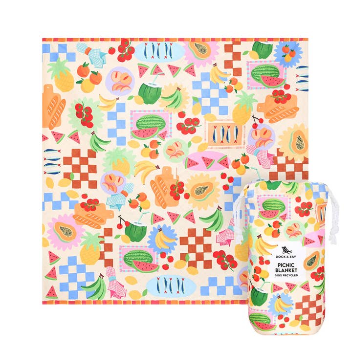 Dock & Bay Picnic Blanket - Supper Club for wholesale by Dock & Bay USA