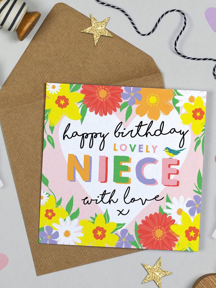 Celebration Birthday Niece for wholesale by Michelle Fiedler Design