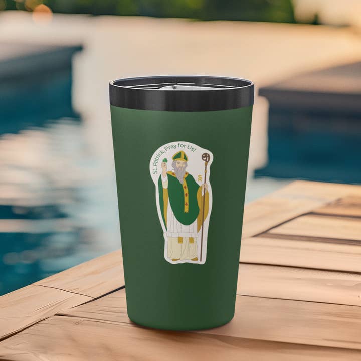 Sock Religious - Wholesale Sticker - St. Patrick Sticker2