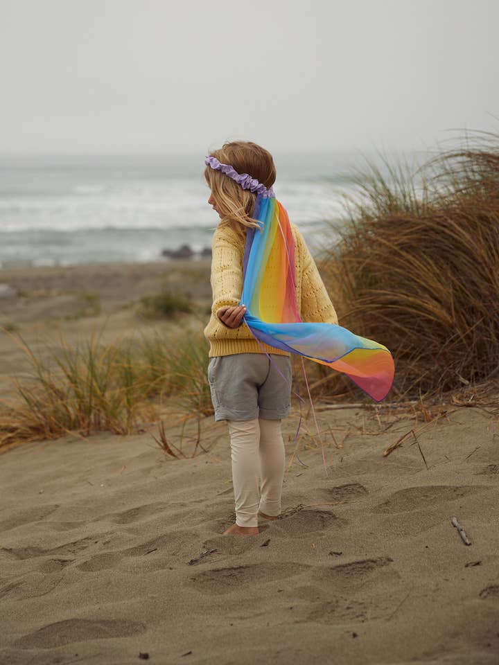 Sarah’s Silks - Wholesale Costume - Kids - Silk Georgette Rainbow Veil