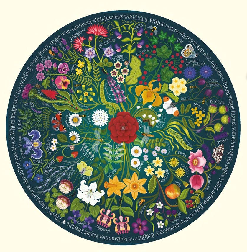 Abrams - Wholesale Puzzle - Adult - Shakespeare's Flowers1