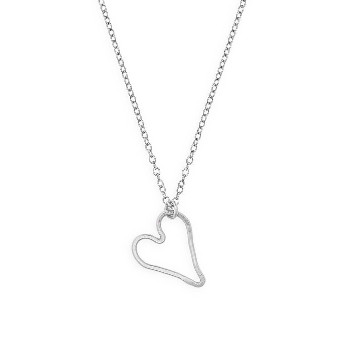 Freshie & Zero - Wholesale Pendant/Charm Necklace - Small Modern Heart Necklace - gold filled or sterling silver0