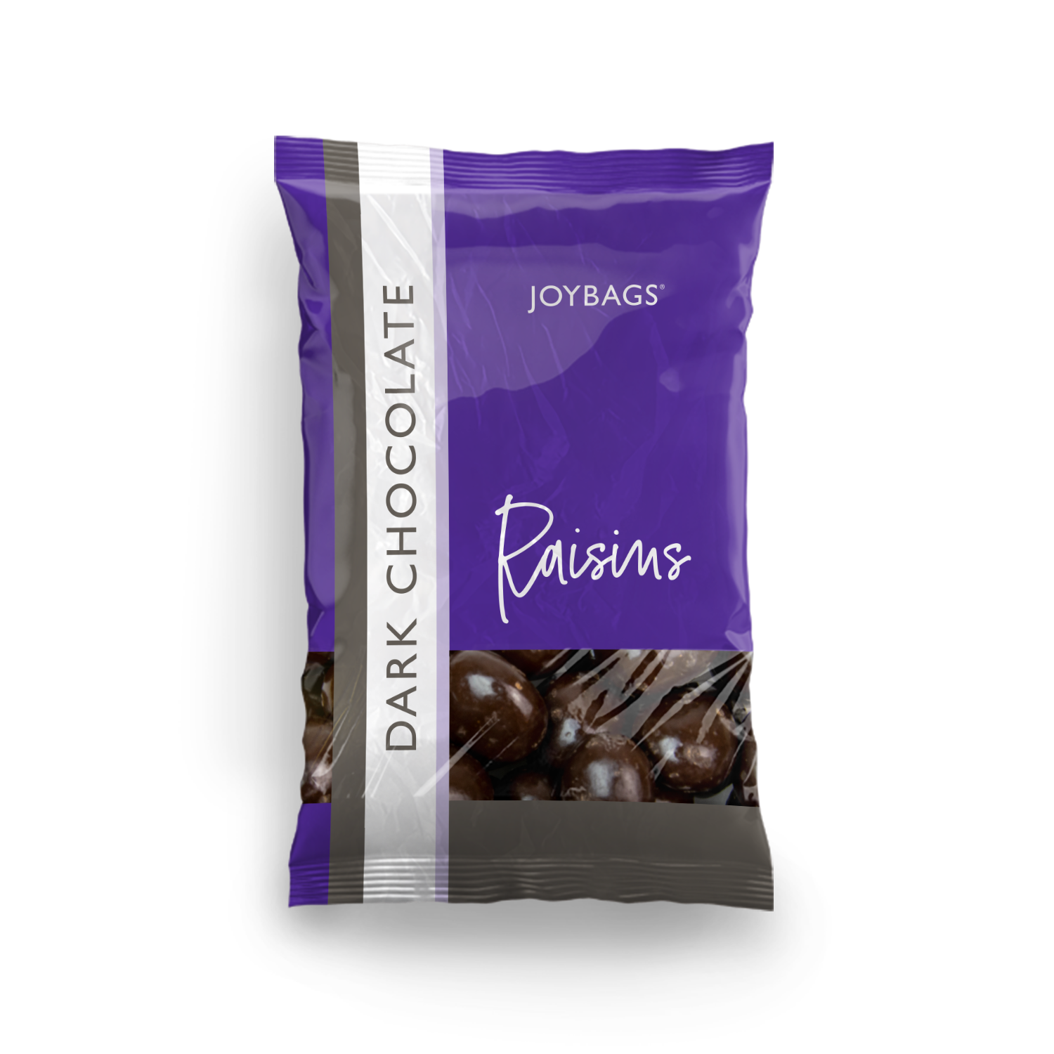 Joypots Ltd – wholesale Chocolate-covered sweets – Joybags Dark Chocolate Raisins0