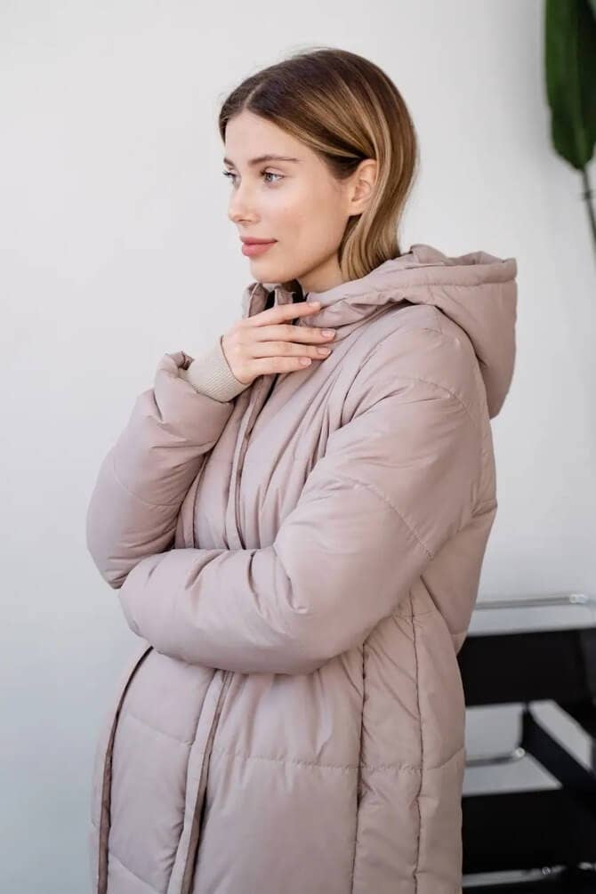 Beige 4343274 Maternity Jacket for wholesale on Faire4